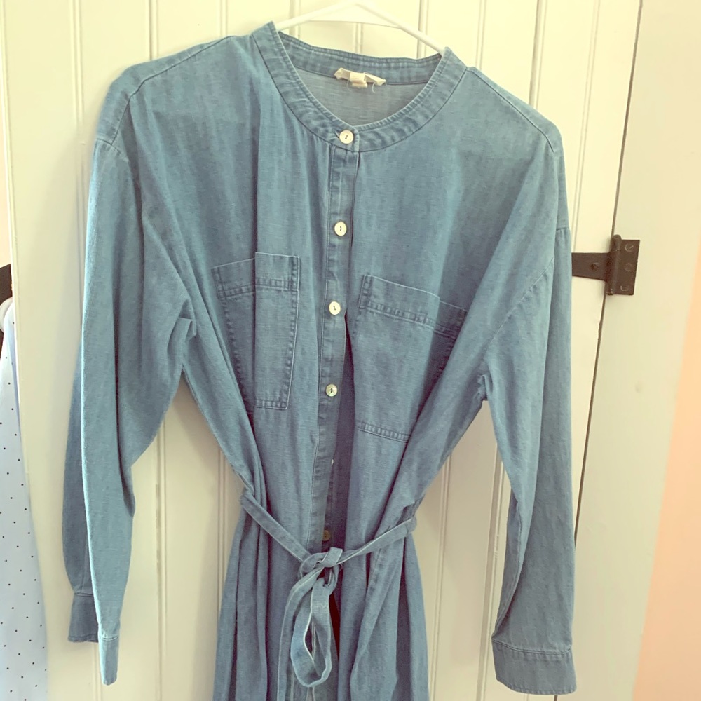 Eileen Fisher denim dress size petite large